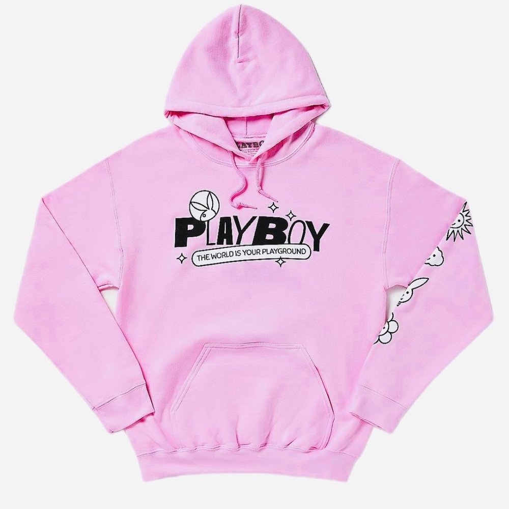 🐰 JUST IN 🐰 AUTHENTIC PLAYBOY Unisex HOODIE Medium NEW NWT